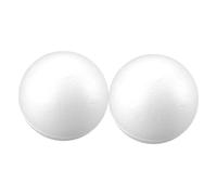 Artibetter 2pièces Boules Décoratives Blanches pour Fêtes et Mariages Lot pour Loisirs Créatifs et Décoration Intérieur