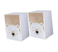 Artibetter 2pièces Housse De Machine à Laver Cartoon Étanche Et Anti-poussière Universelle Pour Lavage Automatique Design Pratique