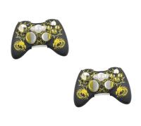 Artibetter 2pièces Housse Silicone Jaune Pour Manette Antidérapante Compatible Et Facile à Installer