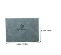 Artibetter 2pièces Pochette De Protection Pour Certificat De Naissance Étui De Rangement Né Porte-documents Pour Souvenir De Bleu