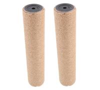 Artibetter 2pièces Poteau à Griffer pour Chat Sisal Kit de Remplacement pour Arbre à Chat Accessoire pour Griffoir Intérieur Réparation et Rénovation