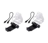 Artibetter 2pièces Support De Manette De Jeu Ajustable pour Téléphone Mobile Clip De Jeu Ergonomique Compatible avec Smartphones Noir