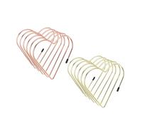 Artibetter 2pièces Support De Métal Extensible Organisateur Créatif De Bureau avec Design Forme De Cœur pour Rangement Maison Et Au Bureau