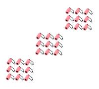 ARTIBETTER 3 Ensembles Bouclé Pour Cheveux Grands Gros Rouleaux Pour Le Volume Des Cheveux Pinces À Instantané Rouleaux Pour Cheveux Mousse Éponge Rose 12 Pièces * 3