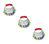 Artibetter 3 Ensembles Organisateur de Clés avec Étiquettes Identification Réutilisables Support de Rangement pour Porte Clés Emplacements avec Anneaux Métalliques pour Maison Bureau et