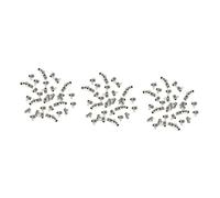 Artibetter 3 Ensembles Perles Intercalaires Vintage Alliage Argenté Lot Pour Création De Bijoux Artisanaux Styles Variés 40 Pièces * 3