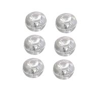 ARTIBETTER 3 Paires Bouchons Oreilles Silicone Forme Boule Embouts Transparents Souples Résistants Accessoires DIY pour Boucles Oreilles Stoppers Confortables et Durables