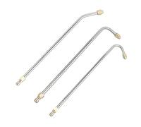Artibetter 3 Pièces Lance Télescopique en Acier Inoxydable pour Nettoyeur Haute Pression avec Raccords Rapides, Buse Coudée 90°, pour Nettoyage de Gouttières et Zones Difficiles D'accès