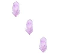 Artibetter 3 Pièces Pendentif Hexagonal Décoration Cristal Unique pour Chakra et Colonne de Cristal de à Suspender Élégant et Durable