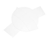 Artibetter 3 Pièces Règle de Couture en Acrylique Transparent Haute Précision pour Patchwork 3 Modèles de Gabarits de Chapeau de Pêcheur, Outil Multifonctionnel pour Projets de Couture