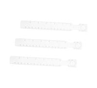 Artibetter 3 Pièces Règles de Mesure Précises avec Loupe Règle de Menuiserie et Géométrie pour Dessin Modélisme et Architecturaux