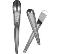 ARTIBETTER 3 pièces Set de Scoops Acier Inoxydable pour Alimentation Rapide Oiseaux Adapté Aux Perroquets et Petits Volatiles Résistant Déformation Accessoire Pratique pour Mangeoire Poulet