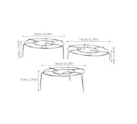 ARTIBETTER 3 pièces Support Vapeur Acier Inoxydable pour Autocuiseur Électrique Support Œufs Multifonction Stable et Compatible Cocotte Induction