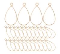 Artibetter 30 Pendentifs à Lunette Creuse en Alliage Doré, 30 Pièces, Forme Créative, Polyvalents et Décoratifs pour Création de Bijoux DIY