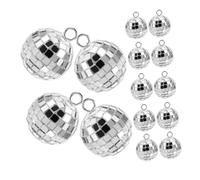 Artibetter 30 pièces Pendentifs Disco Rétro Miroir pour Création de Bijoux DIY Accessoires Bracelets et Boucles Oreilles Décoration Fête Disco Vintage Années
