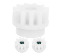 Artibetter 3pcs Accessoires de Remplacement pour Balai Frange en Plastique Blanc, Mécanisme D'engrenage Résistant à L'usure, Installation Facile pour Seaux à Serpillière