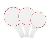 Artibetter 3pcs Tableaux de Score Effaçables à Sec Blancs Réutilisables en Mousse pour Écriture et Vote, Planches à Bras Portables pour Juges et Événements