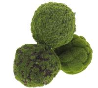 Artibetter 3pièces Boules de Mousse Artificielles Suspendues Décoratives Boule Verte Naturelle pour Intérieur Extérieur Mariage Fête Restaurant Salon