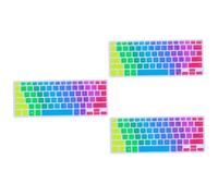 Artibetter 3pièces Housse De Clavier Silicone Compatible avec Anti-poussière Étanche Et Anti-dérapante Design Léger