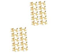 ARTIBETTER 4 Ensembles Bijoux Accessoires Épingles À Cheveux Décoratives Fournitures De Fabrication De Bâtons De Cheveux Hair Charms Hair Toppers Charmes En Vrac Métal Golden 10 Pièces * 4