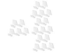 ARTIBETTER 4 Ensembles Support De Acrylique Transparent De Supports Affichage Pour Albums Et Présentoir Stable Et Pratique Pour Bibliothèque Bureau Et Vitrine 5 Pièces * 4