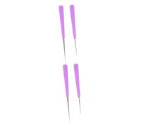 ARTIBETTER 4 pièces Alésoir pour Perles Violet Ouvre Trou Dérapant pour Perçage et Élargissement de Outil Pratique pour Perles Rondes de Fabrication Accessoire DIY pour Nacre et Bracelets
