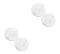 ARTIBETTER 4 Pièces bouton de machine à laver boutons de remplacement de laveuse boutons de machine à laver boutons de rondelle Séchoir Accessoires Paquet changer Plastique blanche