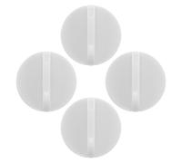 Artibetter 4 Pièces Bouton de Thermostat pour Réfrigérateur et Congélateur en Abs Blanc, Installation Facile, Réglage Précis Température Cuisine Domestique et Professionnelle