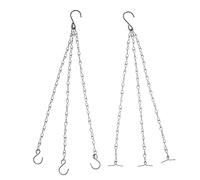 Artibetter 4 pièces Chaîne de Suspension Fer pour Pots de Fleurs Lot de Chaînes Durables pour Paniers Suspendus pour Jardinières Lanternes et Décorations Résistantes Corrosion et Faciles à