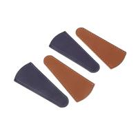 Artibetter 4 pièces Étui Cuir Protection Ciseaux pour Ciseaux Couture Sourcils et Ongles