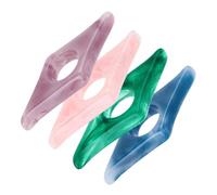 Artibetter 4 pièces Lot de Porte-pages Résine pour Pouce Support Ergonomique et Résistant pour Lectures Prolongées Accessoires Pratiques pour Étudiants Enseignants et Amateurs