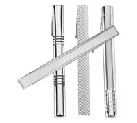 Artibetter 4 Pièces Lot de Set de Pinces à Cravate en Laiton pour Hommes Prise Sécurisée et Style Minimaliste, Accessoires de Costume Élégants pour Réunions D'affaires et Occasions Formelles