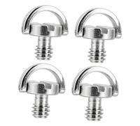 Artibetter 4 pièces Lot de Vis de Fixation pour Trépied avec Anneau Plaques de Dégagement Rapide pour Caméra Montage pour Appareils Photo et Accessoires