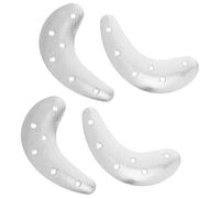 Artibetter 4 Pièces Plaques de Talon de Chaussure, Réparation de Talons Métalliques, Fer Argenté, Vis et Tournevis, pour Bottes et Chaussures, Pluie et Randonnée