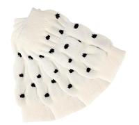 Artibetter 4 pièces Protège-Jambes pour Chiens Coton Doux Manchons Légers et Chaussettes Anti-saleté Chauffe-Jambes Confortables pour Animaux avec Points Blancs