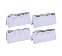 ARTIBETTER 4 Pièces Weekly Planner Notepad Portable Spiral Flip To Do List For Students Professionals Thick Paper Smooth Writing