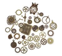 Artibetter 40 Pièces Charm DIY Rétro de Gears Steampunk pour Décoration Projets Créatifs