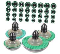 Artibetter 40 Pièces Yeux de poupée Toys plushies Toys for Accessoires pour poupées Enfants de Globe oculaire Yeux artificiels Yeux de décor drôles Plastique Green