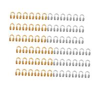 ARTIBETTER 400 pièces Protections de Fil Cuivre Forme Bijoux pour Bracelet et Collier DIY Fermoirs Extension Résistants pour Fabrication de Bijoux