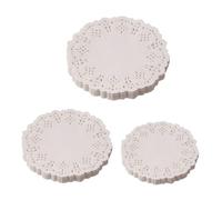 ARTIBETTER 450 pièces Snack Mat Paper Assortiment de Papier Grease Snacks et Fritures Papier Absorbant Blanc pour Cuisine et Emballage Alimentaire