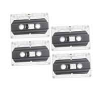 Artibetter 4pièces Cassettes Audio Décoratives Tapes Enregistrements Personnalisables pour Décoration Et