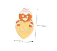 Artibetter 4pièces Lot de Broches Noël Émail Cœur Renne Père Noël Bonhomme Décoration Fin Année