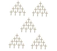 Artibetter 5 Ensembles Accessoires De Chaîne De Main Féminine Croix Pendentifs Collier Religieux Charme Matériaux De Pendentif Bricolage Décors De Bracelet Alliage Golden 10 Pièces * 5