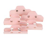 ARTIBETTER 5 pièces Lot de Pinces de Scellage Alimentaires Clips Réutilisables pour Sacs à Snacks et Chips Maintien de Fraîcheur Fermeture Sécurisée Pratique pour Cuisine et Bureau Rose