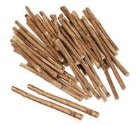Artibetter 50 Bâtons en Bois Naturel pour Loisirs Créatifs, 10 Cm de Long, Diamètre 0,5 Cm, 50 Pièces, Bois Lisse et Brut, pour Décoration et Artisanat
