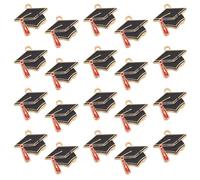 Artibetter 50 Pièces Breloques de Remise des Diplômes Chapeau Graduation | Pendentif Bijou Léger 20x22 Mm, pour Bijoux DIY et Fabrications de Colliers, Étudiants et Éducateurs