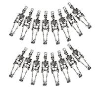Artibetter 50 Pièces Pendentifs Squelette Halloween Lot de Charms Zinc pour Création de Bijoux Diy Pendentifs Vintage pour Colliers et Bracelets