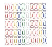 Artibetter 50 Pièces Trombones En Forme D'Os Clips En Métal Pour Bureau Et École Fournitures De Bureau Accessoires Fantaisie Pour Organisation De Documents À Domicile