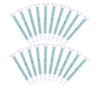 ARTIBETTER 50 Tubes Mélangeurs Époxy Carrés 16 Sections pour Colle Ab, Applicateurs de Résine Bi-composants, Tubes Buse Remplissage Adhésif, Accessoires pour Pistolet à Colle, Usage