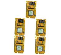 Artibetter 5ensembles Carte De Test De Carte Mère Pc Outil De Détection Polyvalent pour Diagnostics Fiables Et Rapides des Pannes De Matériel